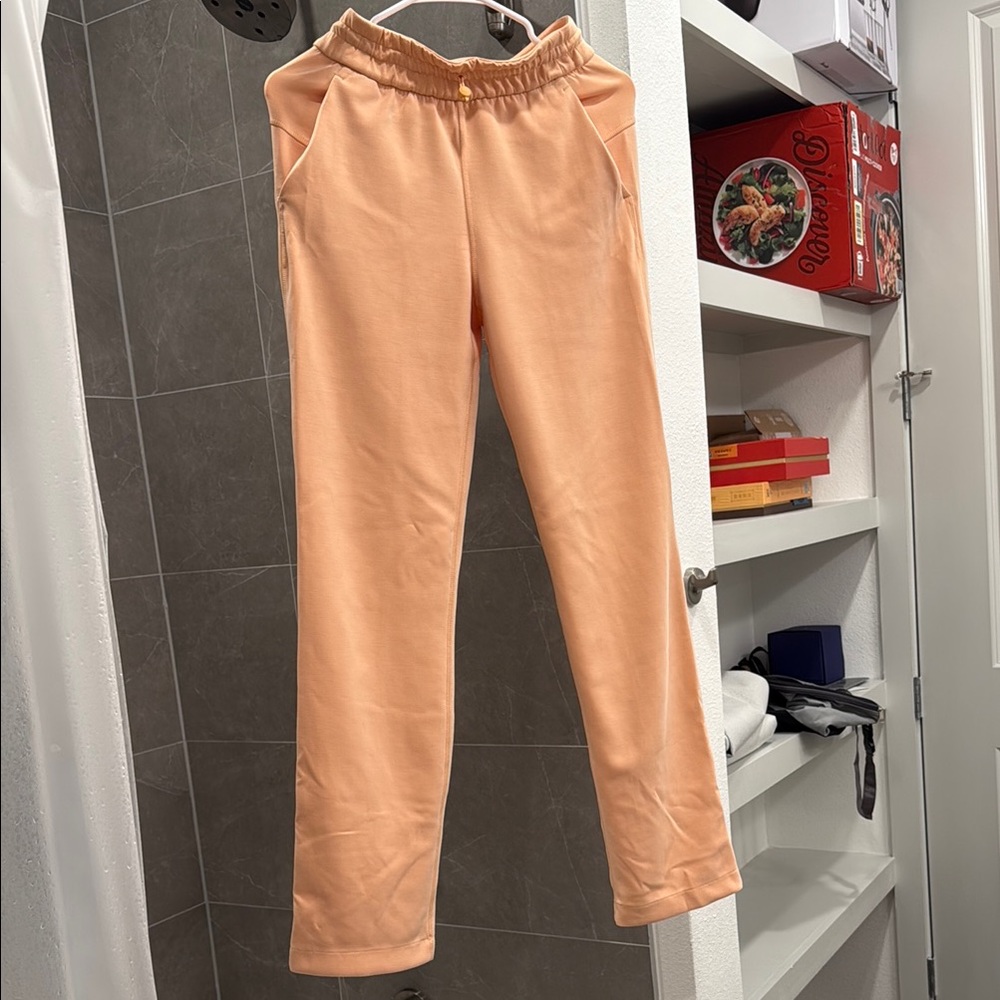 Lululemon Softstreme High Rise Straight Leg Pants PCHB peach color Size 2